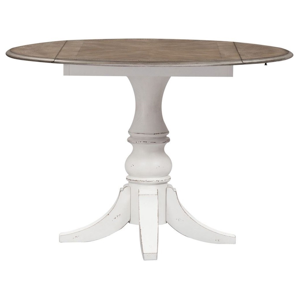 36 inch round drop leaf pedestal table hot sale